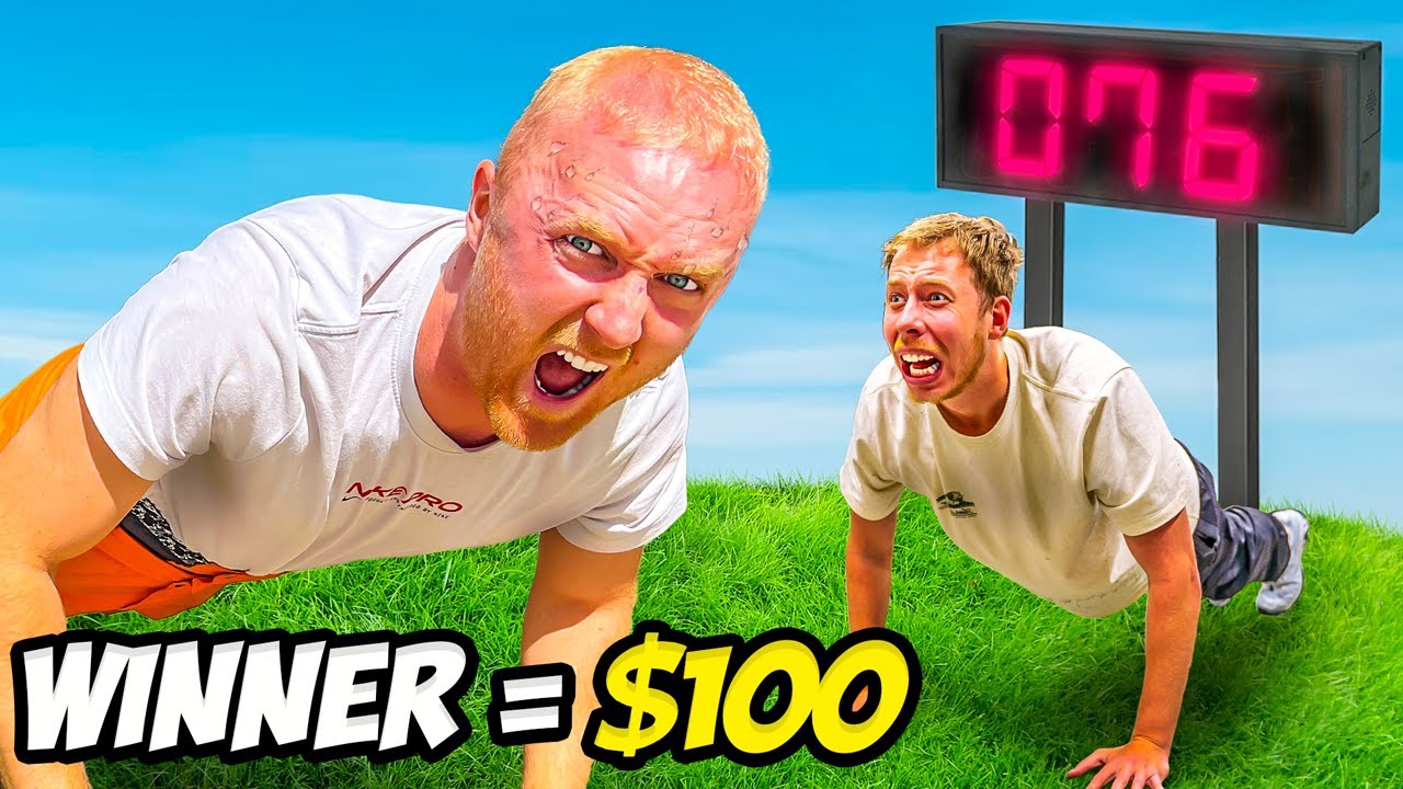 Beat Me at Push Ups, Win £100!!
