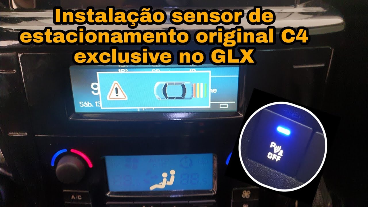 Instalação dos sensores de estacionamento do C4 Exclusive no C4 GLX PT1