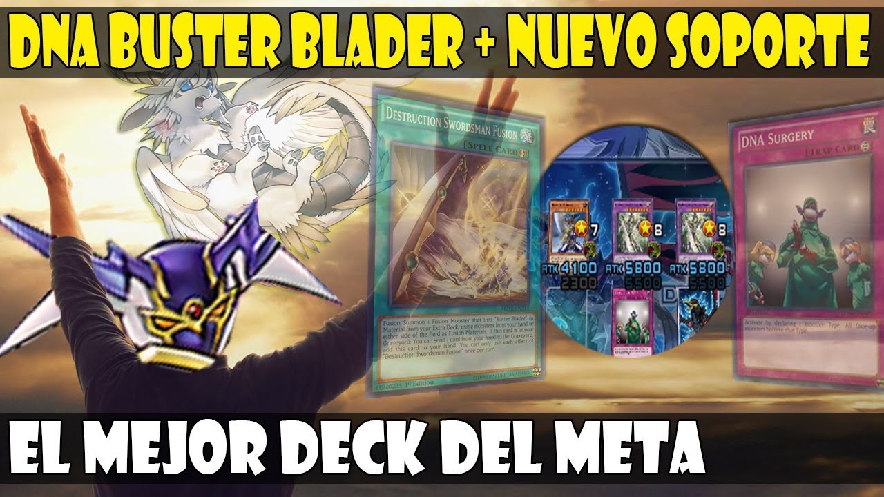 ADN/DNA BUSTER BLADER DECK + NUEVO SOPORTE DESTRUCTION SWORDMAN | NUEVO MEJOR DECK - DUEL LINKS