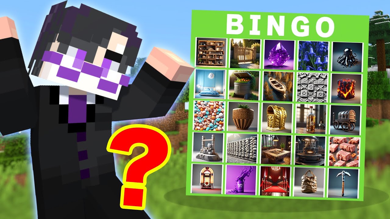 AIが書いたイラストでBINGOってできるの？【マインクラフト】