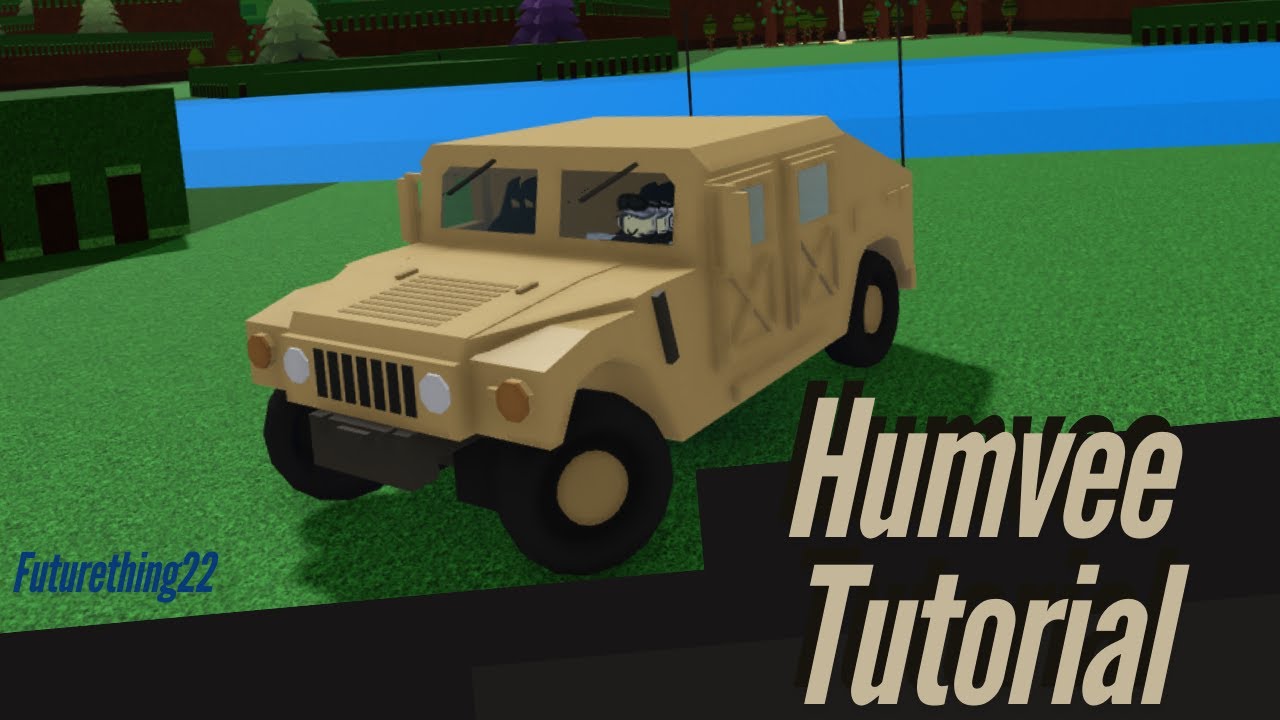 Humvee Military Vehicle Tutorial (Roblox Build a Boat for Treasure)