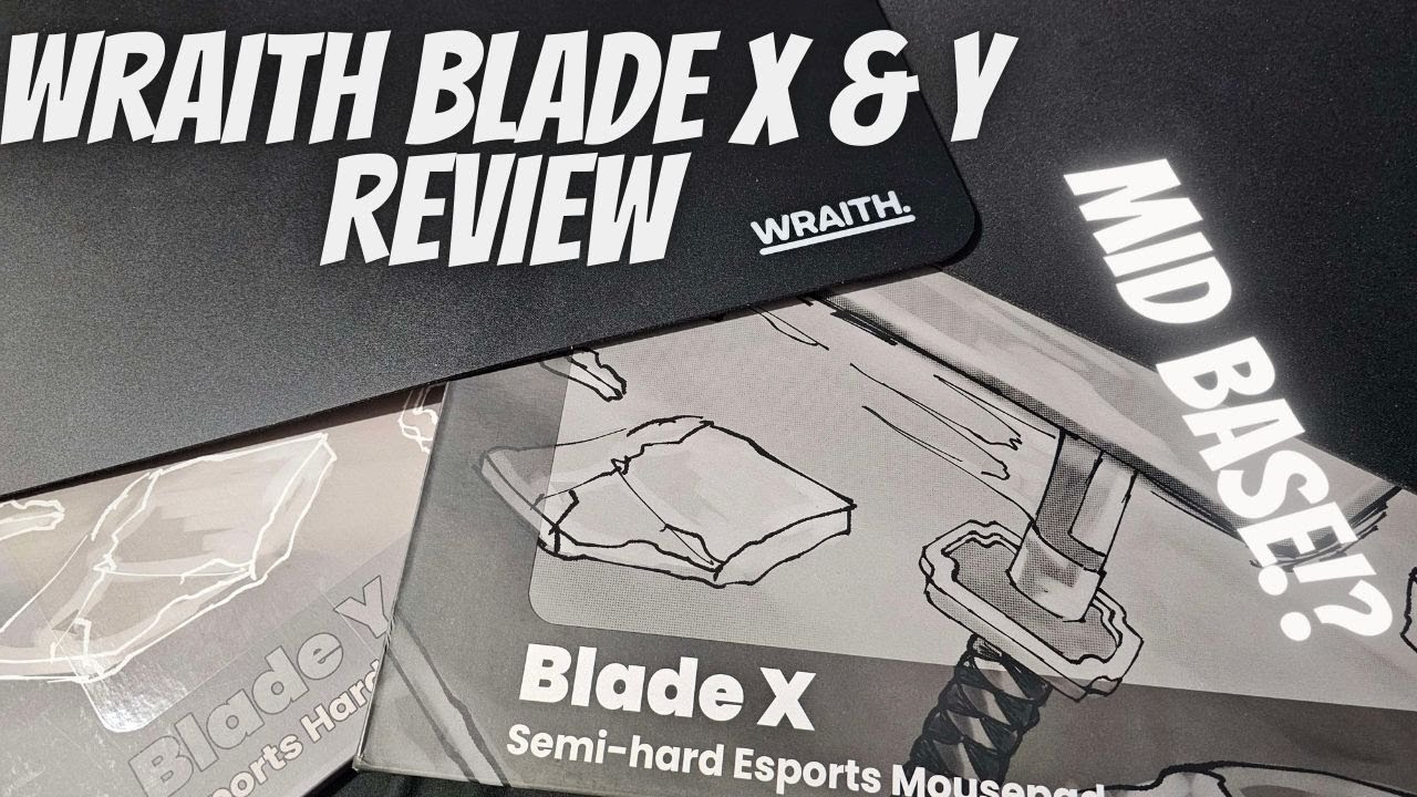 Wraith Blade X & Y Mouse Pad Review! A solid mid cloth pad!