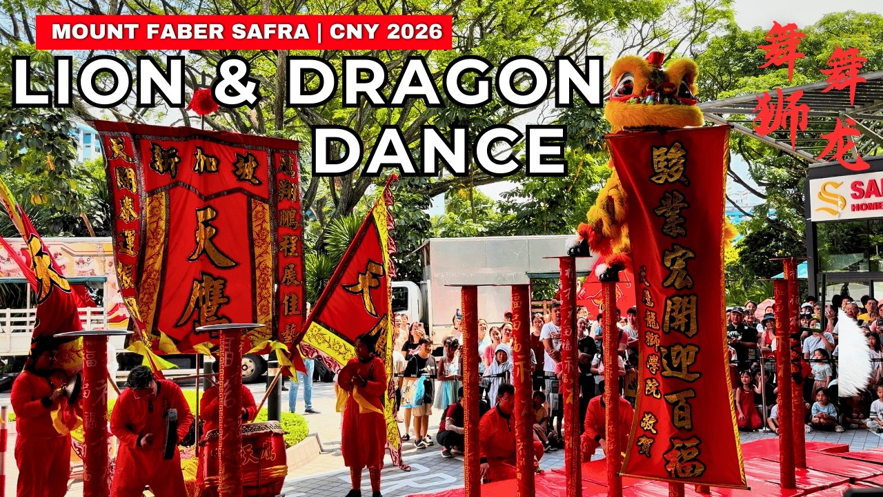 CNY 2026 Celebrations at Safra Mt Faber | Lion & Dragon Dance