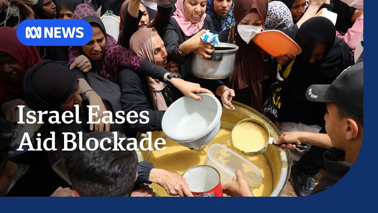 Israel eases aid blockade, allows 'basic amount of food' into Gaza | ABC NEWS