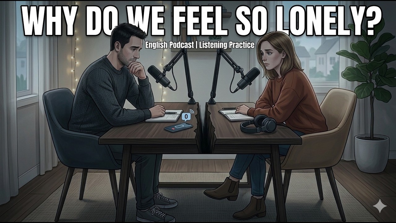Why Do People Feel Lonely Today? | English Podcast for Listening Practice