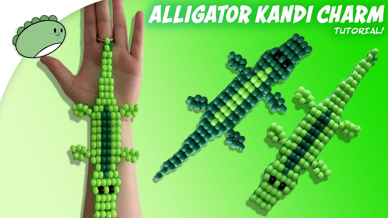 Alligator Kandi Charm Tutorial!