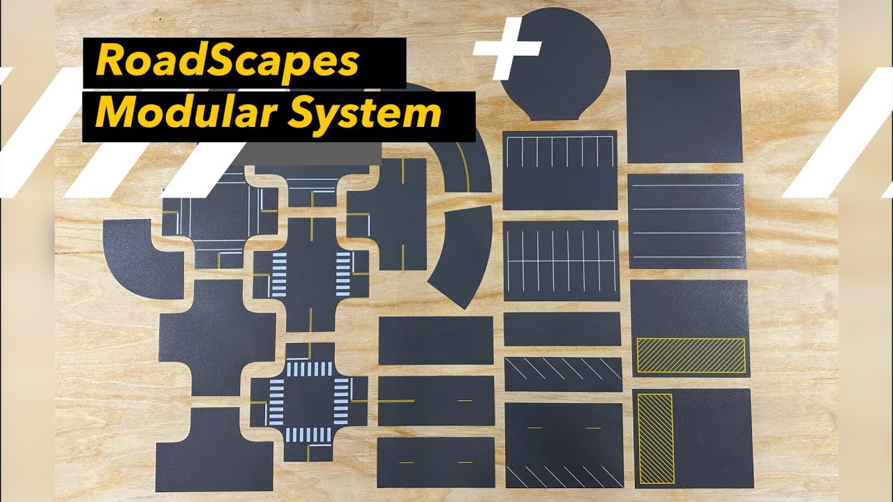 Bring Your Layout to Life with Hot Hobby RoadScapes HO Modular Road System!