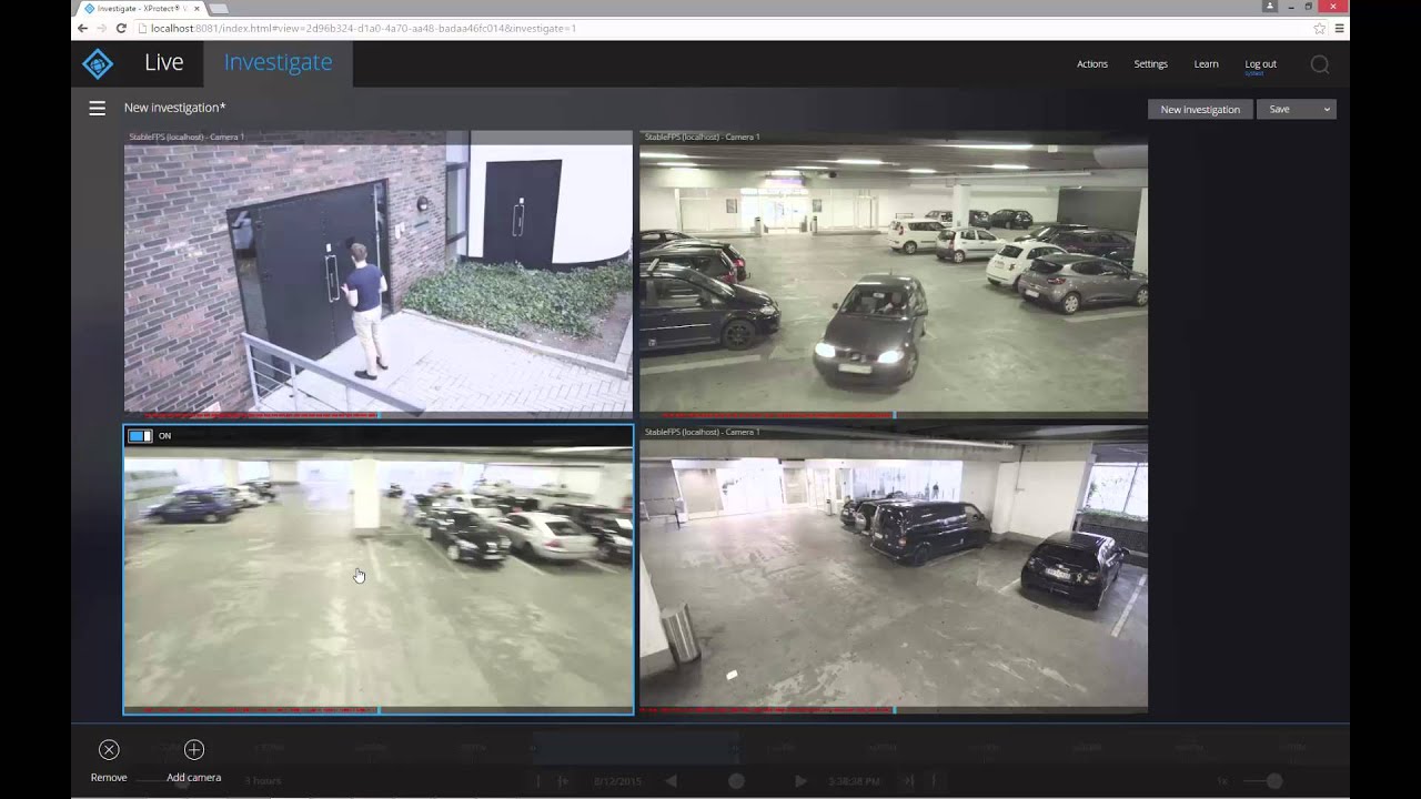 XProtect&reg; Web Client 2016: Investigations