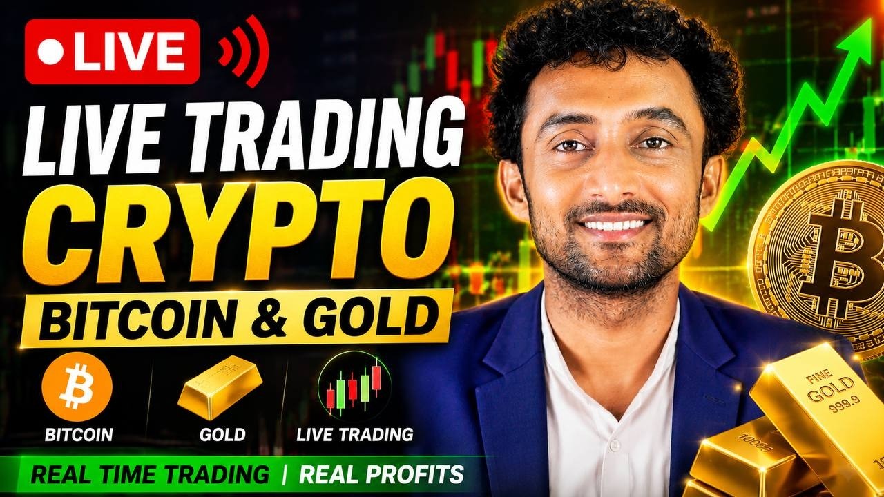 LIVE TRADING CRYPTO BITCOIN  GOLD |  09 AUG 2026 #trading #bitcoin #livetrading #forex #gold