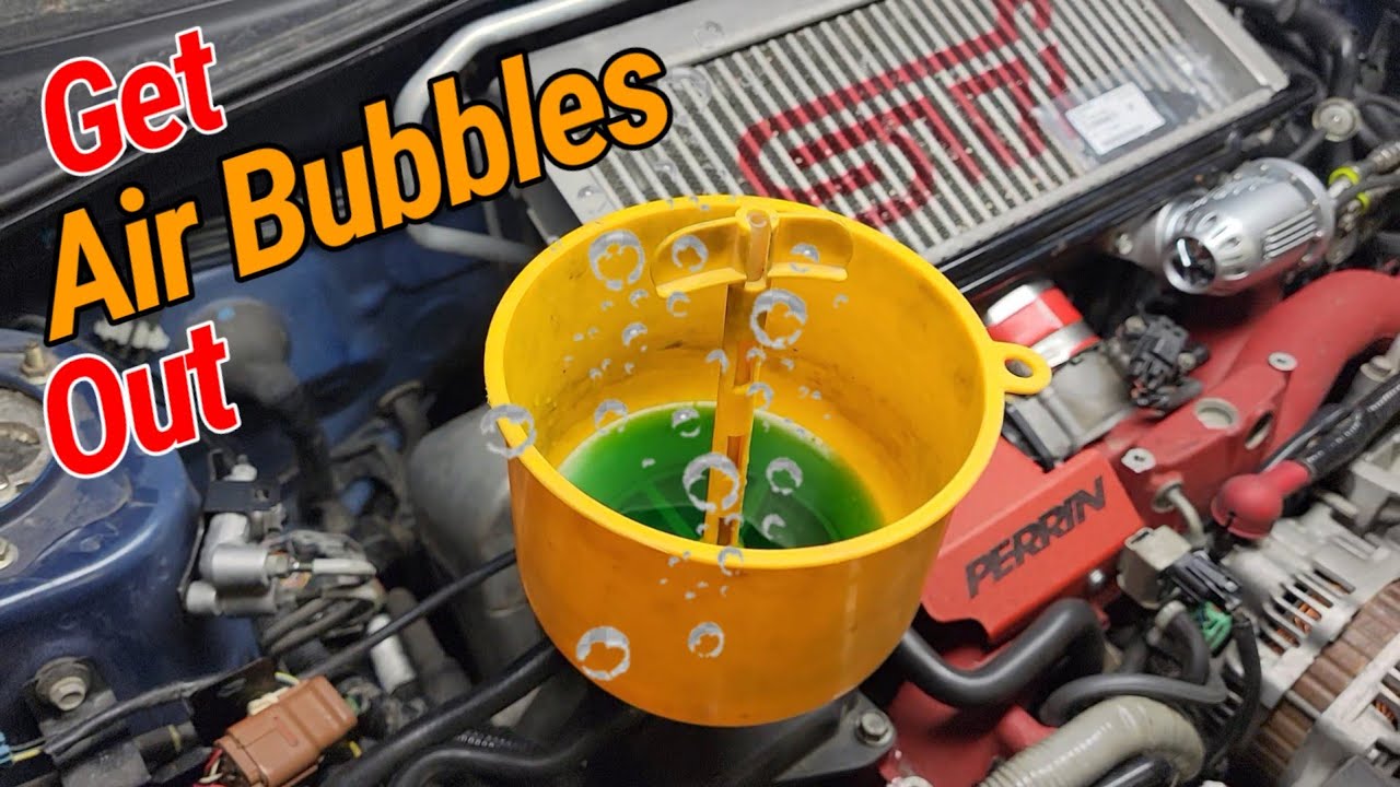Subaru Wrx Sti. Failed Bleeding Coolant Air Out Watch Until The End