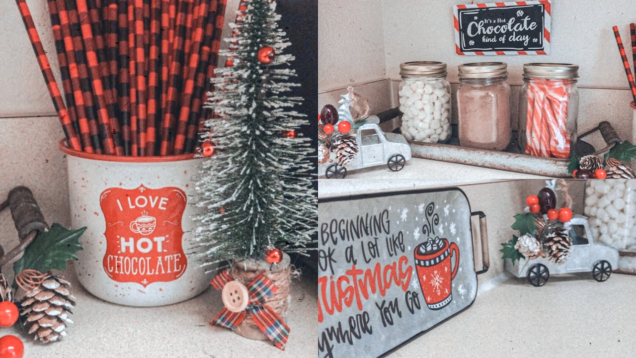 MINI HOT COCOA BAR | SMALL SPACE HOT COCOA BAR IDEAS | Boss Mom Hustle