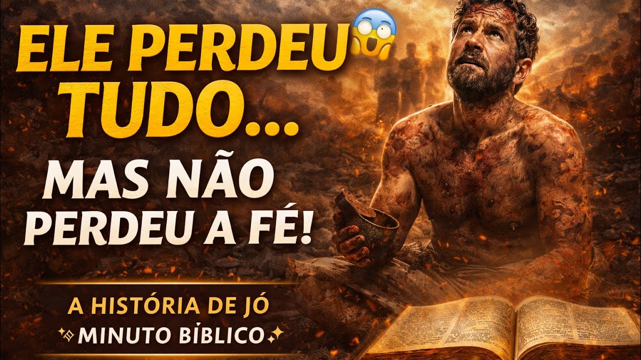 ELE PERDEU TUDO… MAS NÃO PERDEU A FÉ | A História de Jó – Minuto Bíblico