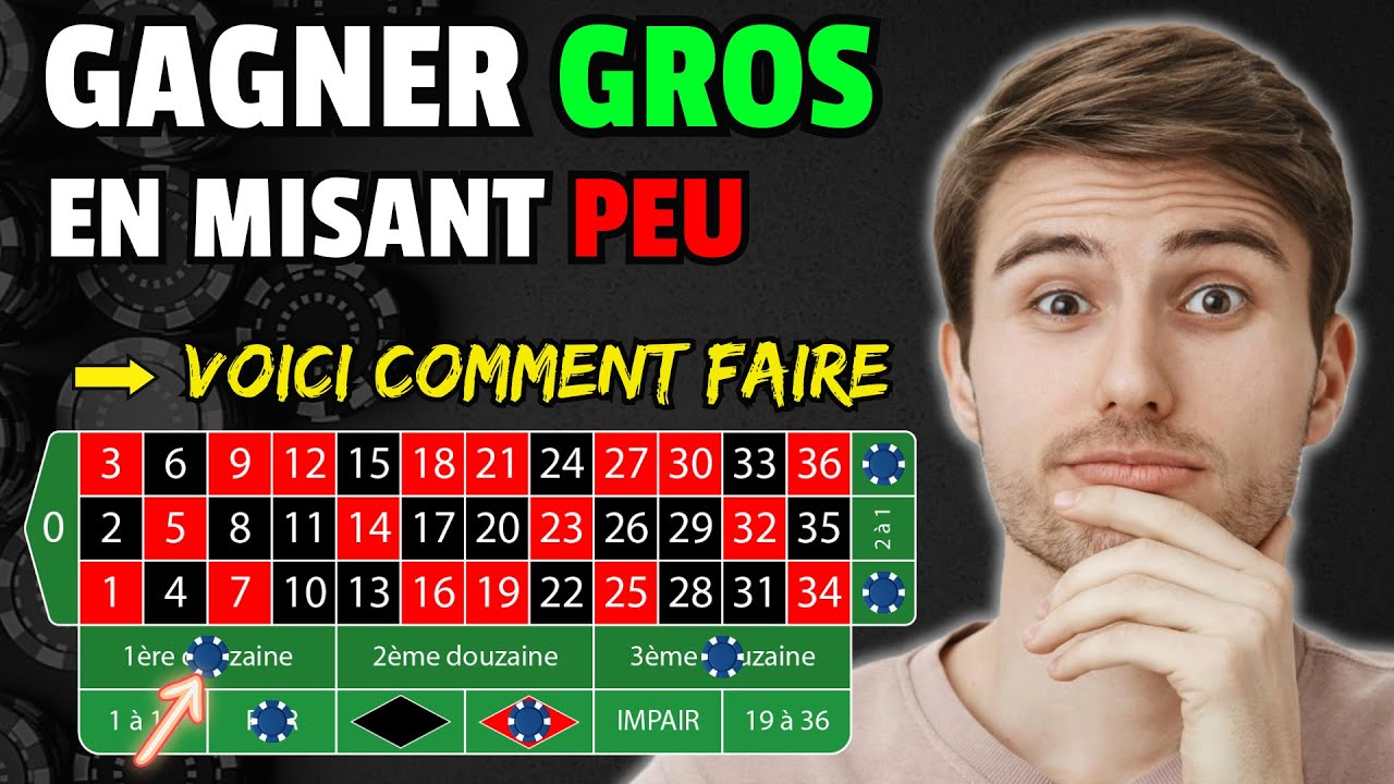 La Meilleure Technique Roulette pour Gagner GROS avec de Petite Mise au Casino