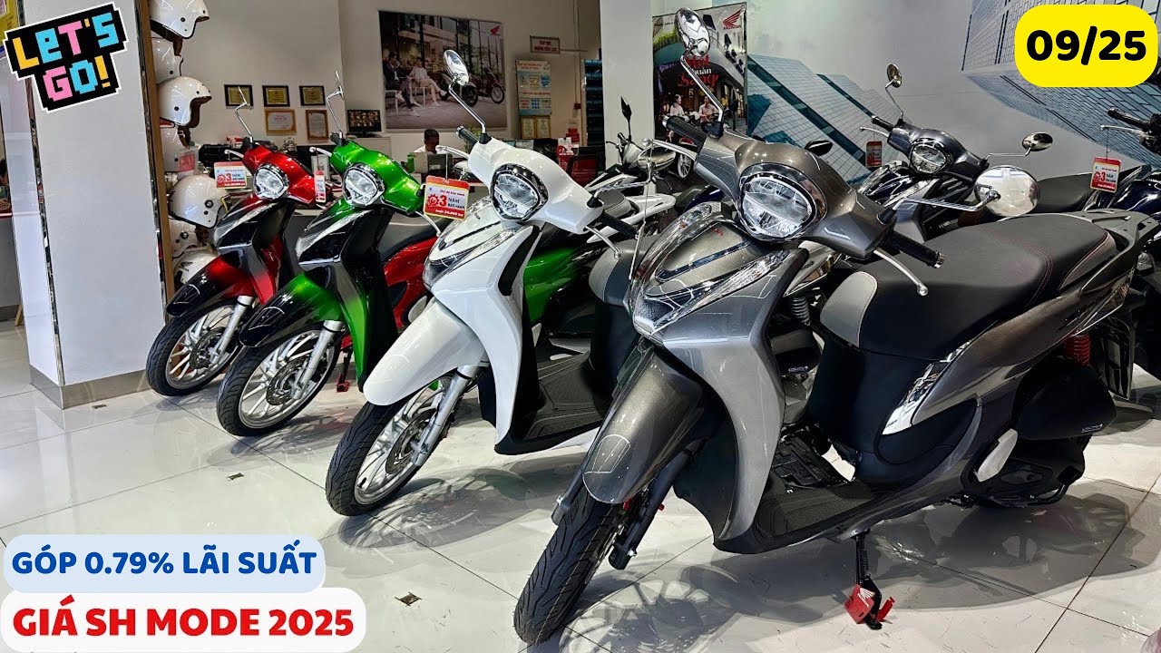 Giá Honda SH MODE 2025 Giảm Sâu & Ưu Đãi Trả Góp Lãi 0.79% Cực Rẻ 09/25 | Tuấn Hồng Đức 6