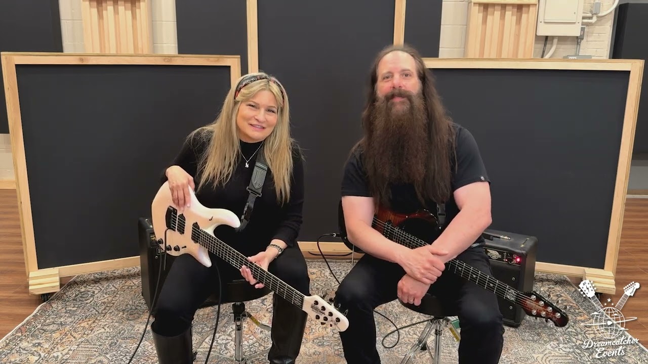 John & Rena Petrucci with some BIG announcements for Guitar Universe 5.0!