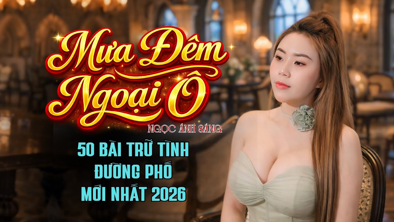 Mưa Đêm Ngoại Ô - Liên Khúc Bolero Đường Phố | Tuyển Chọn 50 Bài Ngọc Ánh Sáng Mới Nhất 2026