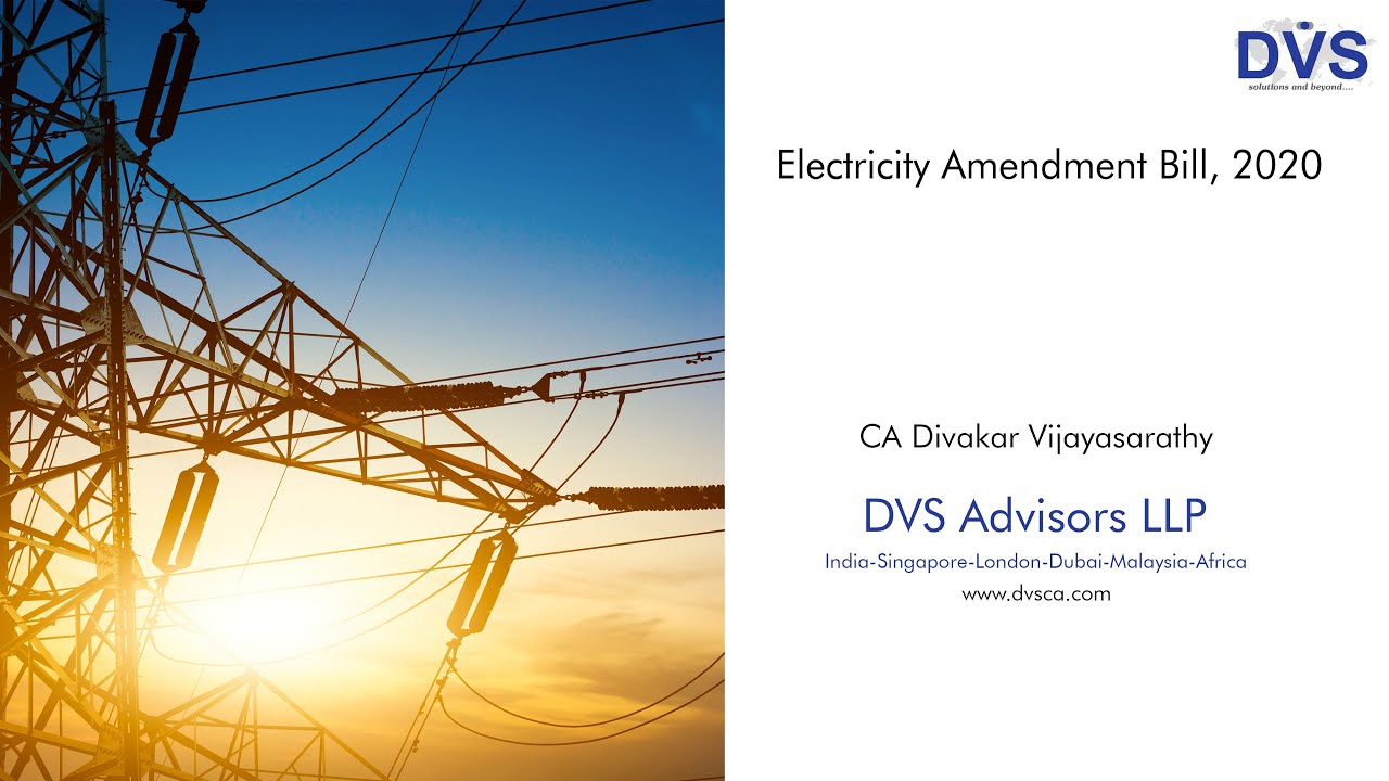Electricity Amendment Bill, 2020