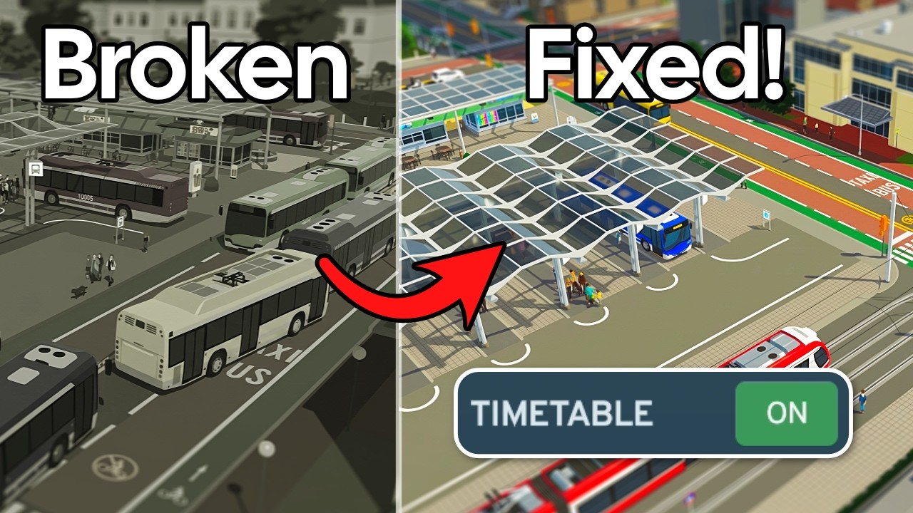 Transit is FINALLY fixed in Cities Skylines 2!