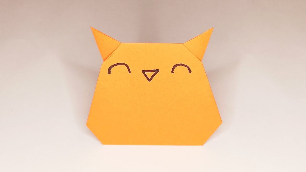 Cómo hacer un Gato de Papel ✅ | Origami PASO A PASO