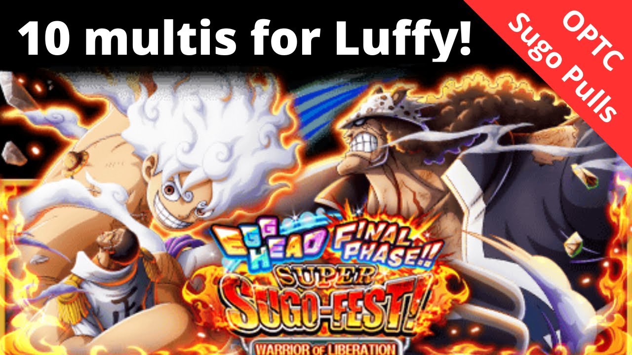 Yet another Super Sugo Gear 5 Luffy! Will 10 multis be enough? OPTC Pulls