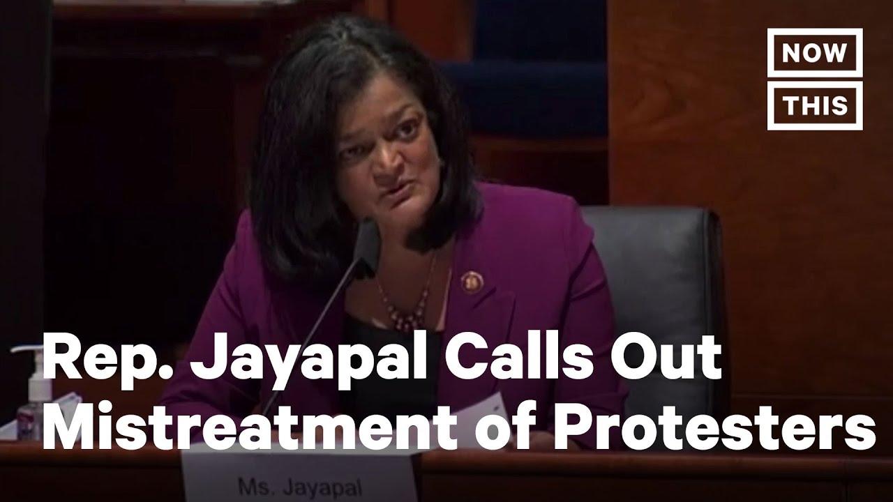 Rep. Jayapal Questions AG Barr's Treatment of BLM Protesters vs. White Militias | NowThis