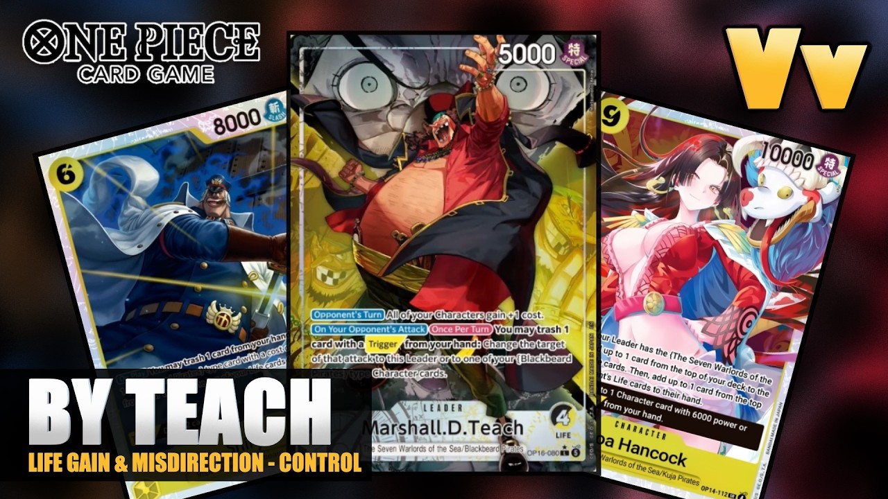 One Piece TCG: Initial Testing with BY Marshall D Teach (OP16), This Leader Has So Much Potential