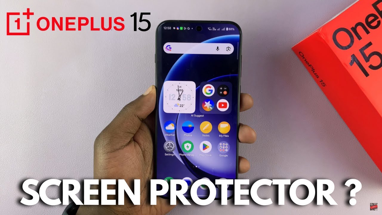 В комплект OnePlus 15 входит защитная пленка для экрана?