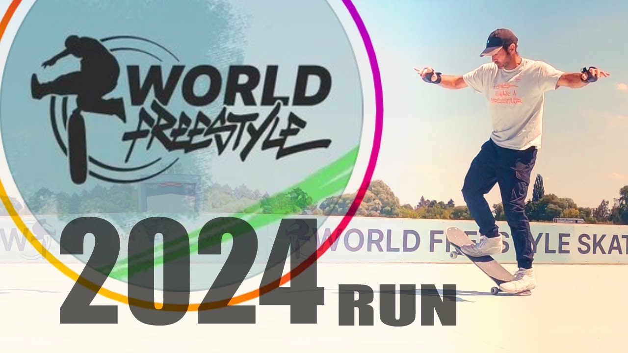 My best run at WORLD FREESTYLE SKATEBOARDING contest 2024