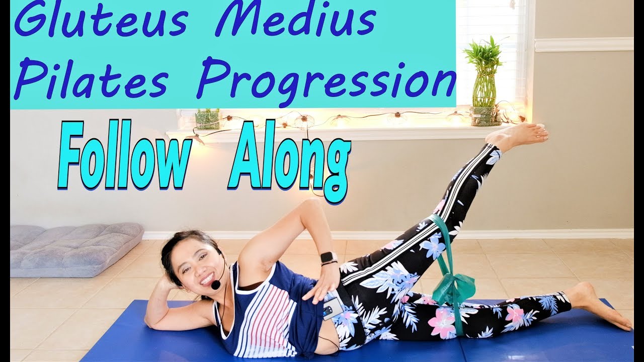 Gluteus Medius Weakness Progression | Pilates Follow Along with Band