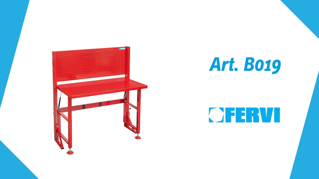 Banco Chiudibile In Acciaio B019 | Fervi