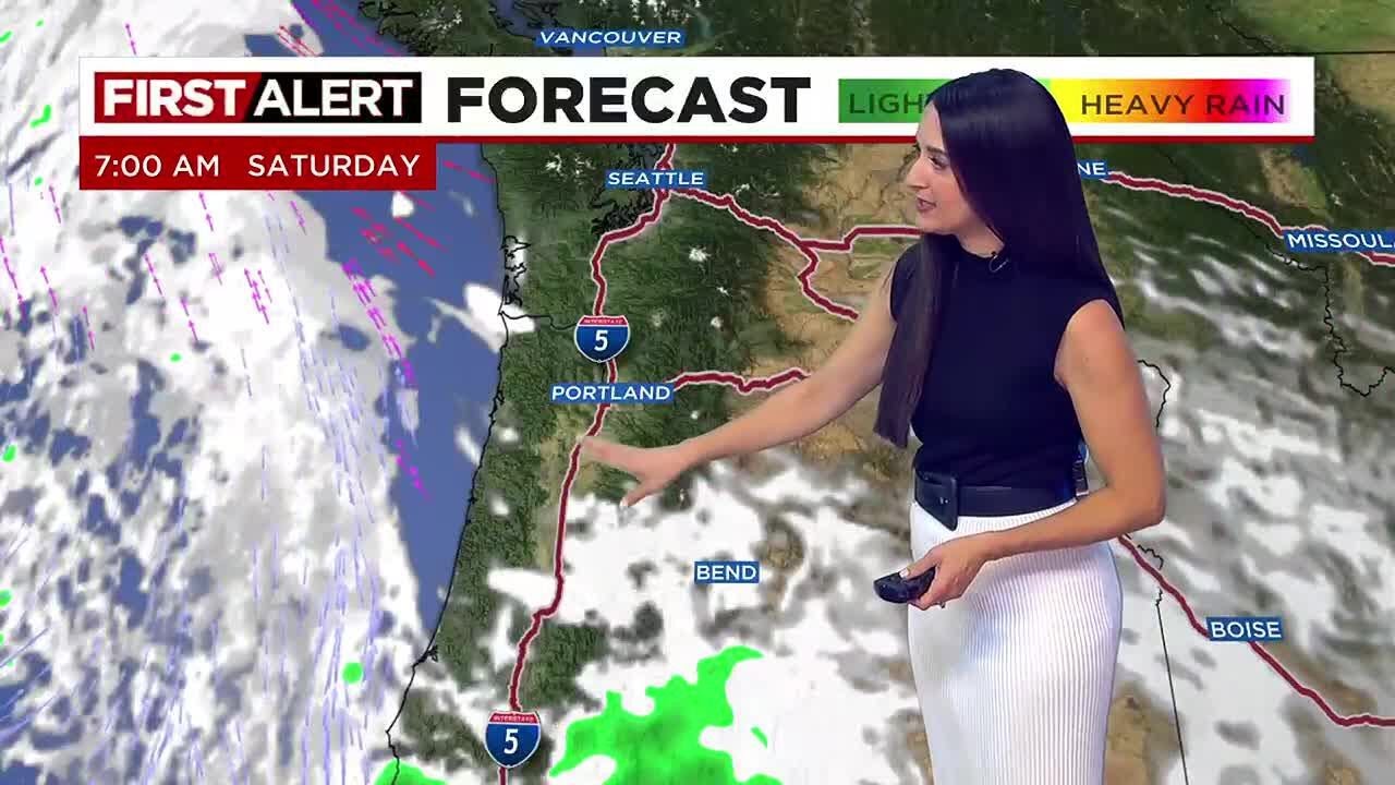 FOX 12 Oregon Friday evening weather forecast for Portland (10/11)