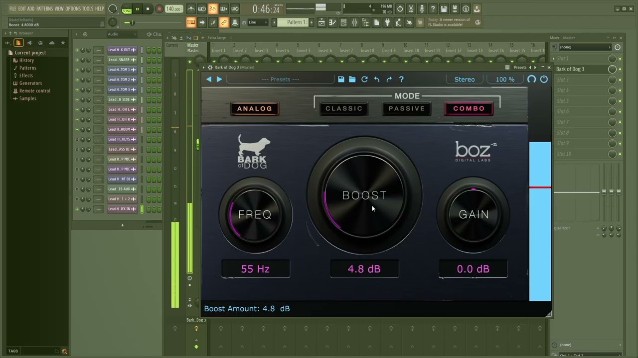 Bark of Dog 3 [Free] Plugin - Drum Bus Demo