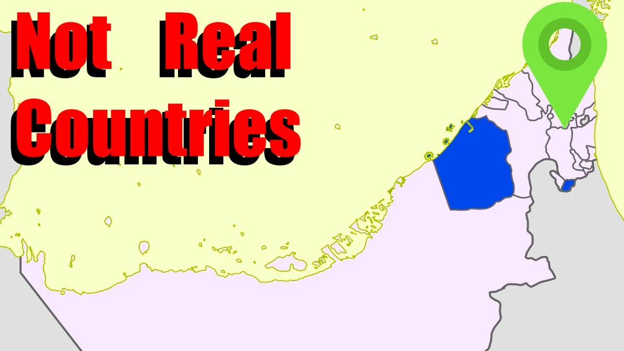 Эти «страны» на самом деле не равные страны
