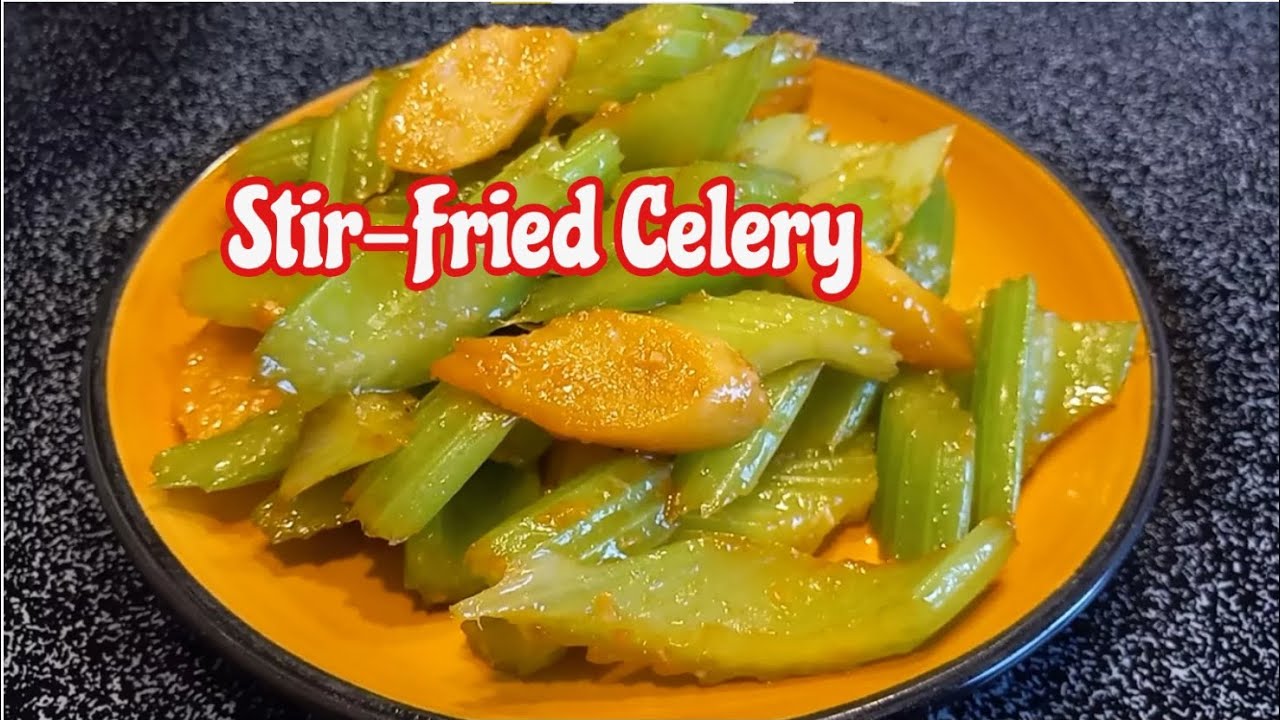 Stir fried Celery Chinese Style | Stir Fried Celery