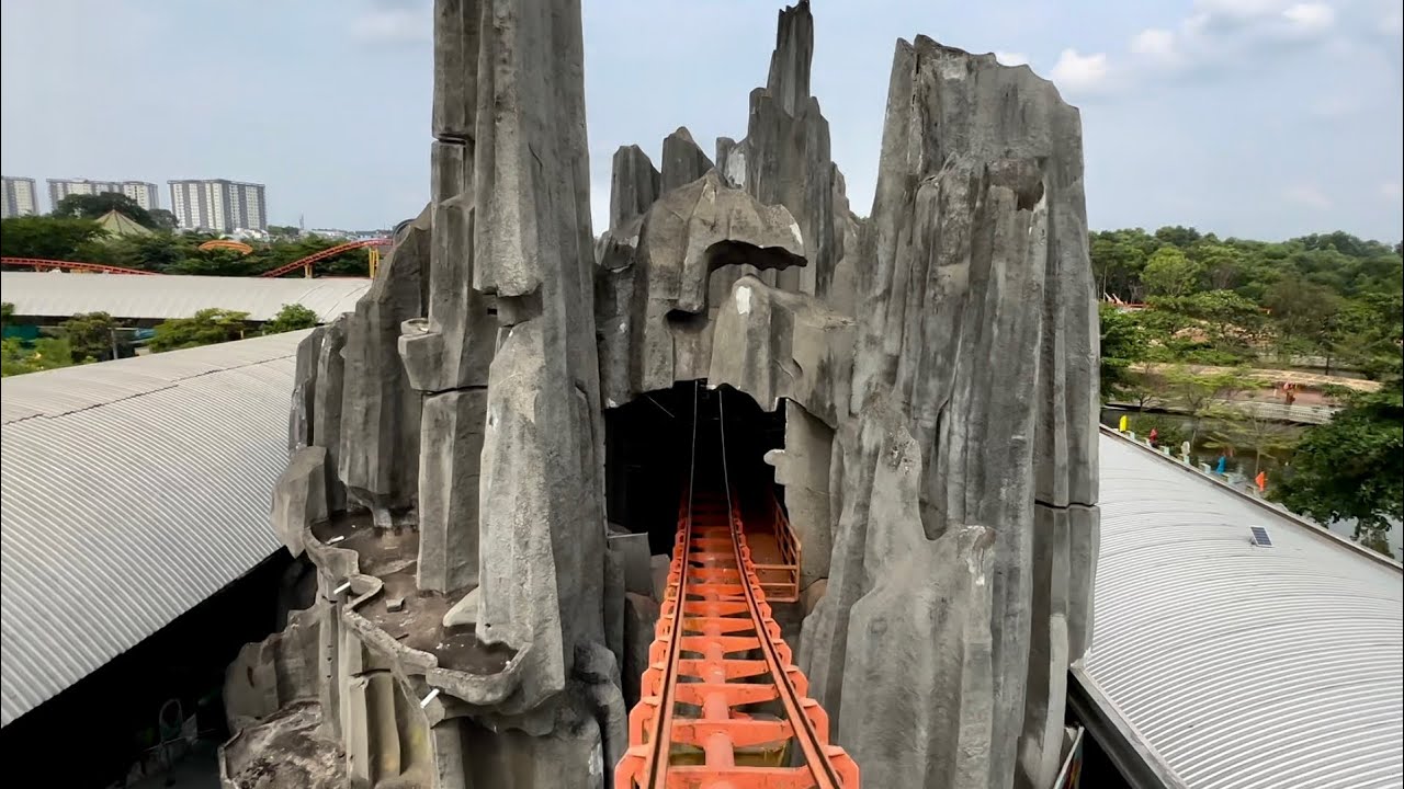 High Speed Roller Coaster (乗車映像) / Suoi Tien Theme Park (スイティエン公園)
