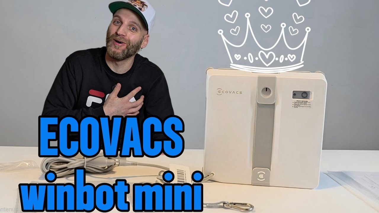 Ecovacs Winbot Mini ✨️test e recensione! Il robot lavavetri adatto a tutti💥