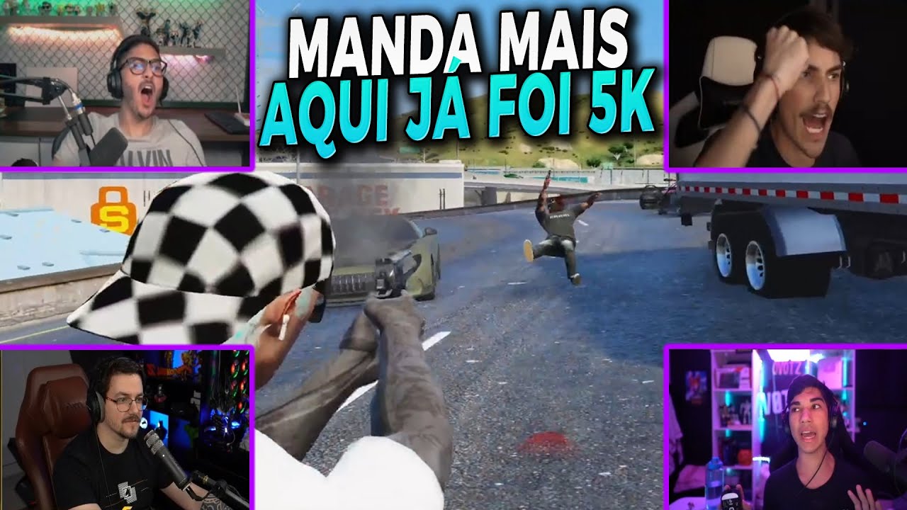 OVOTZ IMPRESSIONOU GERAL FAZENDO 5K NO NOPIXEL CONTRA A MOB | Cortes do Ovotz