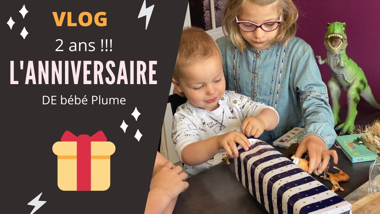 [VLOG] L'ANNIVERSAIRE DES 2 ANS DE BÉBÉ PLUME, PRÉPARATIFS, CADEAUX...