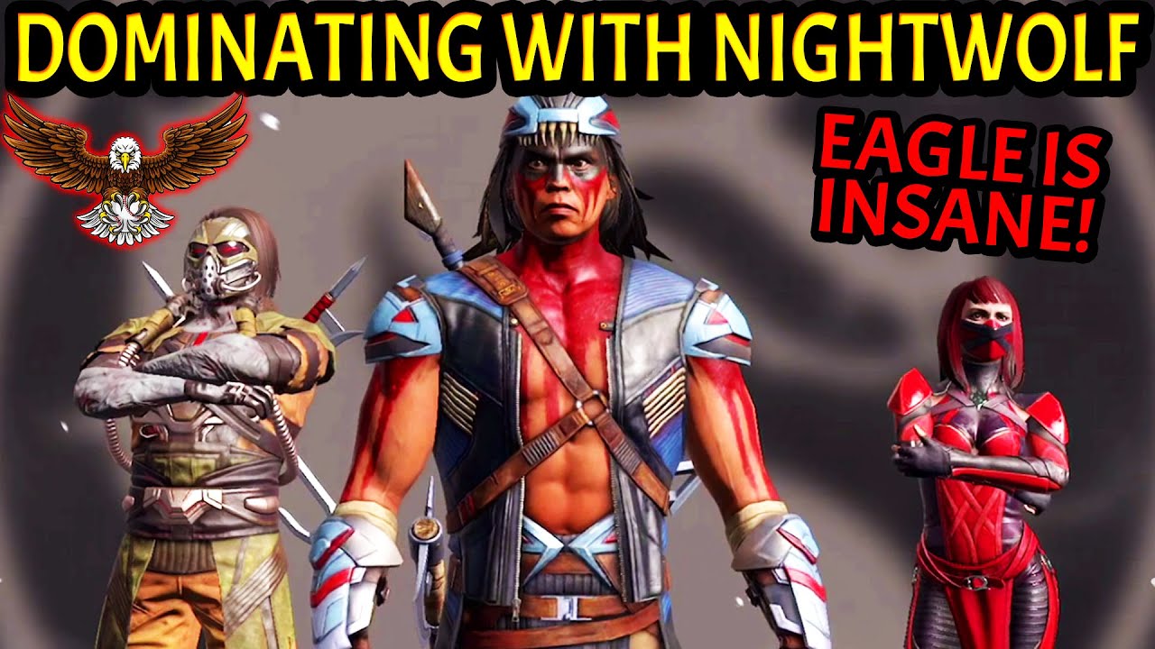 MK Mobile. Nightwolf is AMAZING! Hana the Eagle is OVERPOWERED!