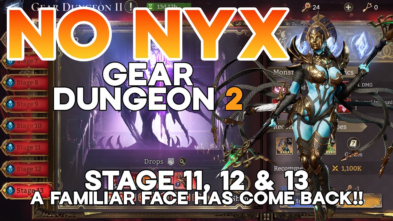 Gear Dungeon 2 Stage 13 NO NYX - Watcher of Realms