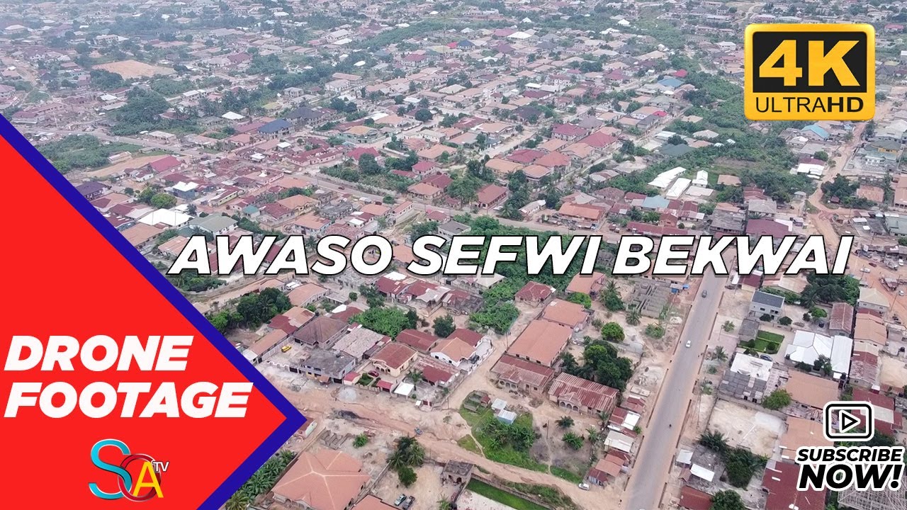 DRONE FOOTAGE - AWASO SEFWI BEKWAI (4K)
