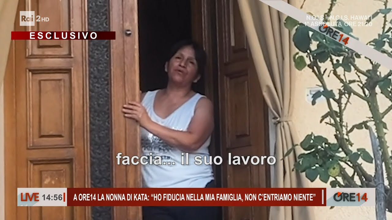 Esclusivo. A Ore 14 parla la nonna di Kata - Ore 14 28/09/2023