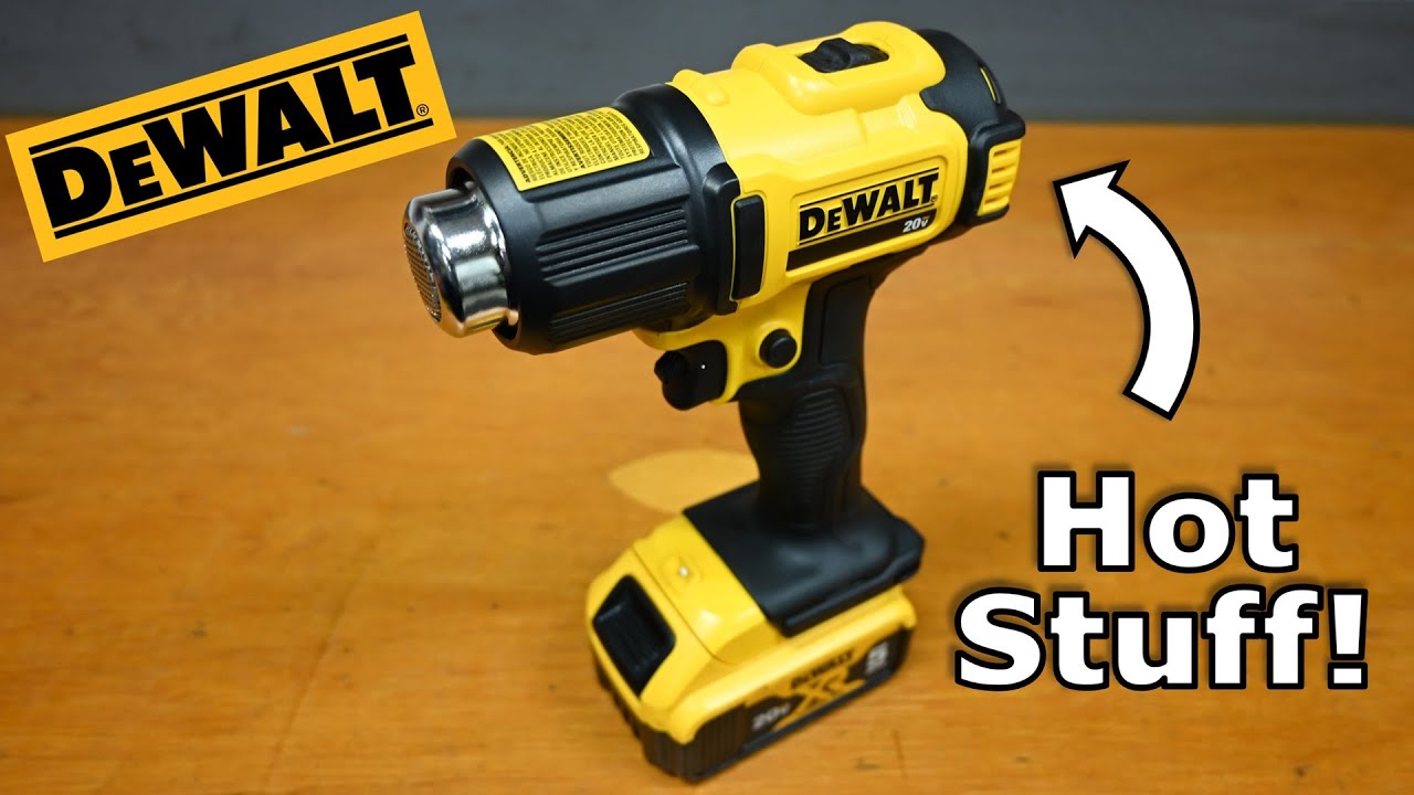 DeWalt DCE530 20v Cordless Heat Gun - First Look and Review