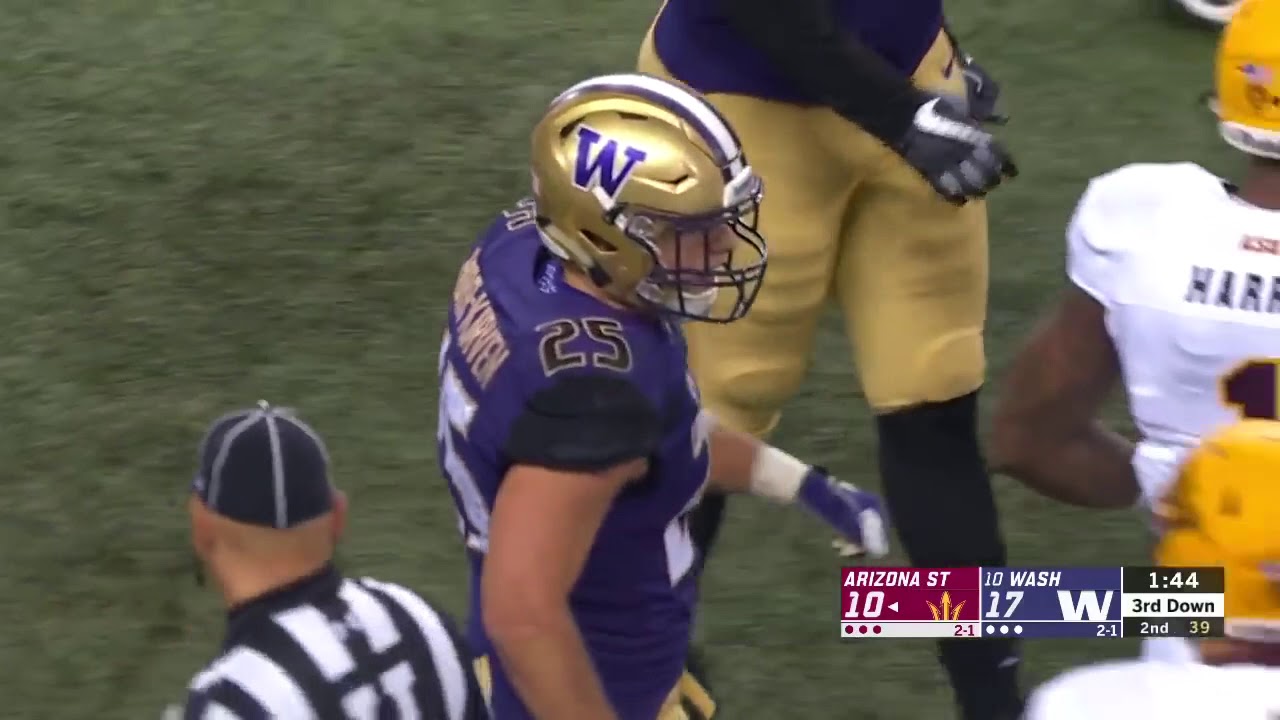 Eno Benjamin (ASU RB #3) vs Washington 2018