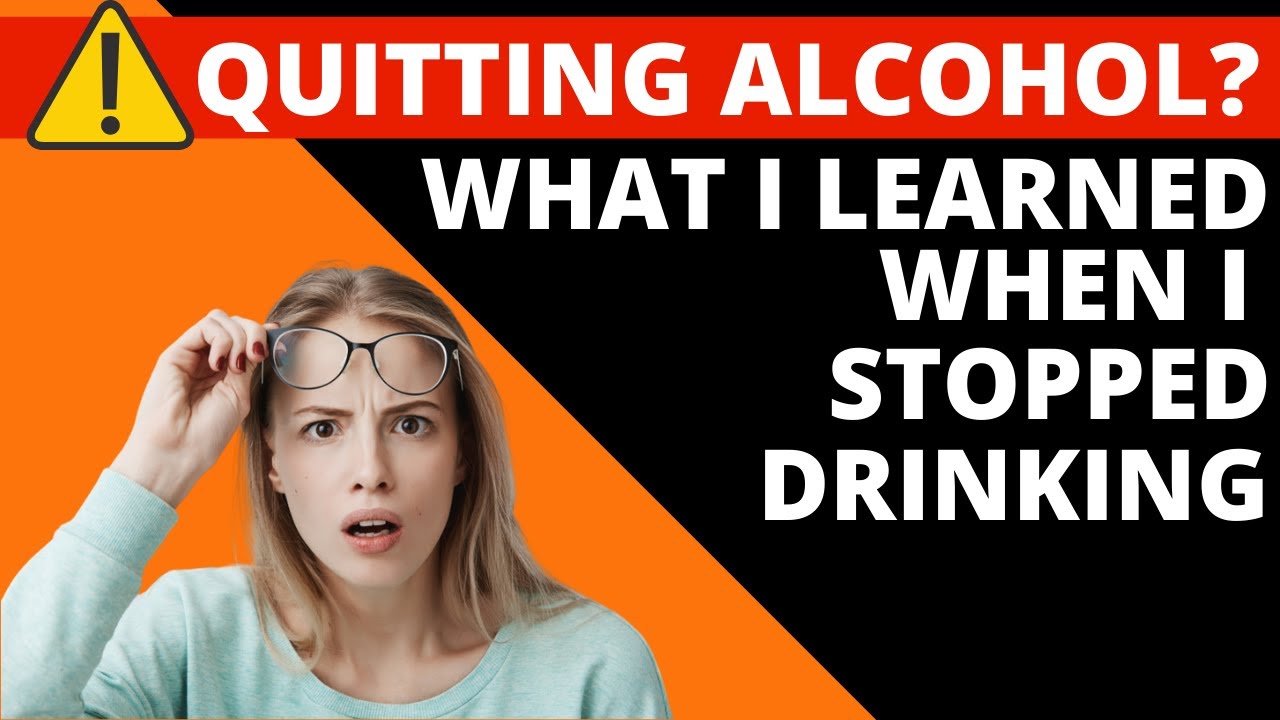 What I learned when I stopped drinking alcohol