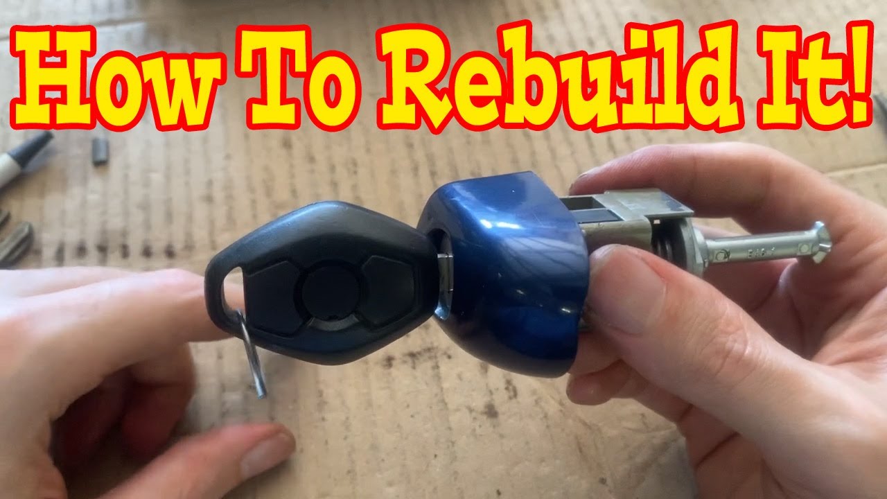 BMW E46 Door Lock Cylinder Repair.
