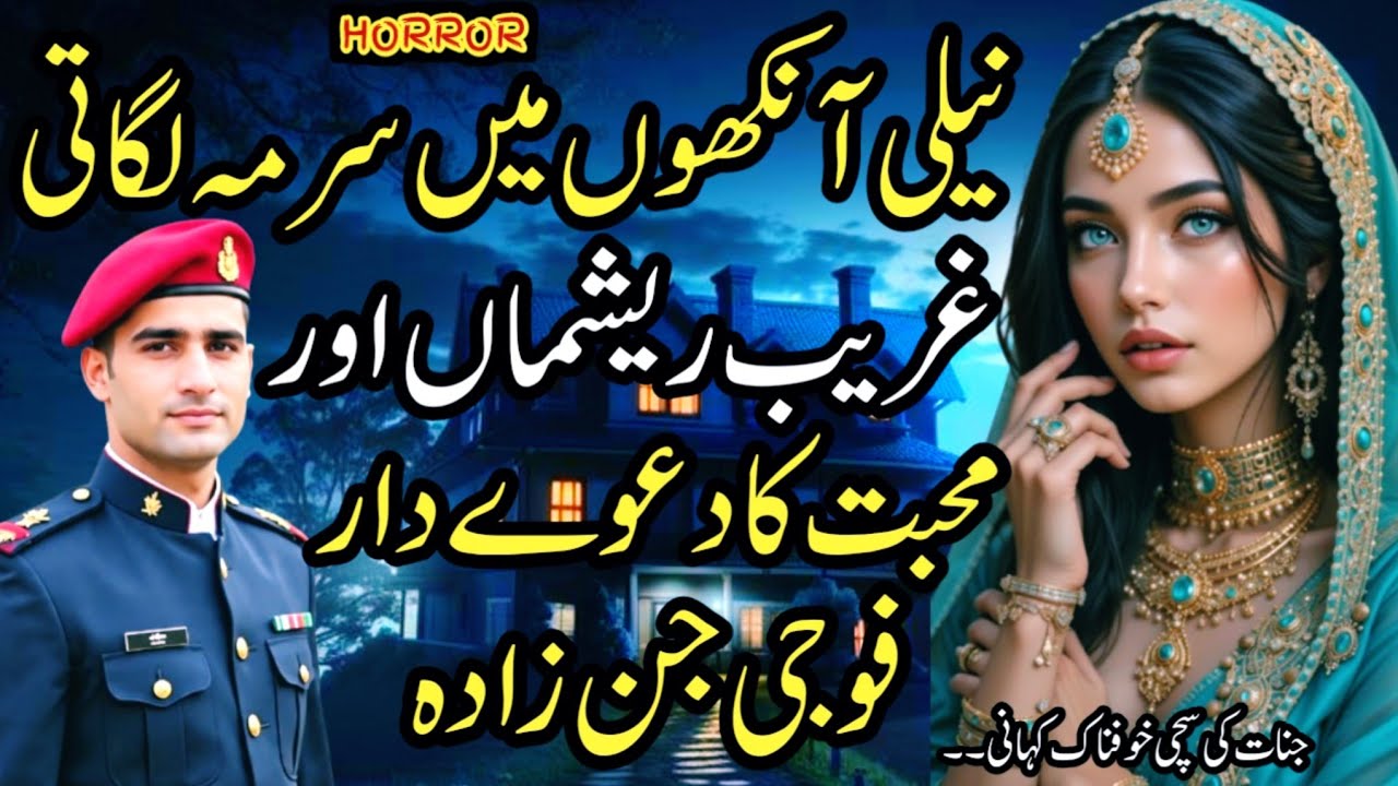 Neeli Ankhon Mei Surma Lgati Ghareeb Reshma Or Mohabat Ka Dawaydar Foji JinZada #UrduHorrorStory