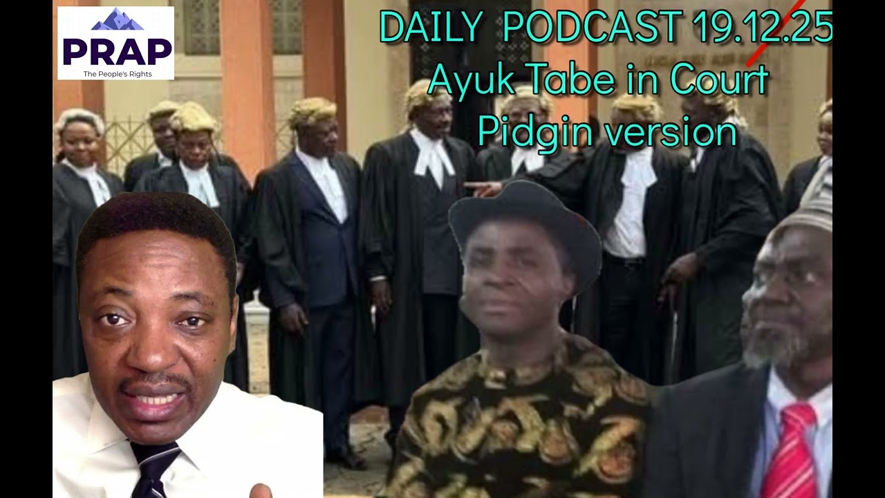 AYUK TABE IN SUPREME COURT. PIDGIN REPORT 