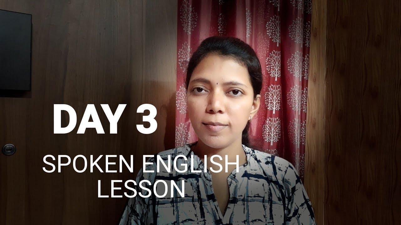 DAY 3 | SPOKEN ENGLISH LESSON THROUGH TAMIL