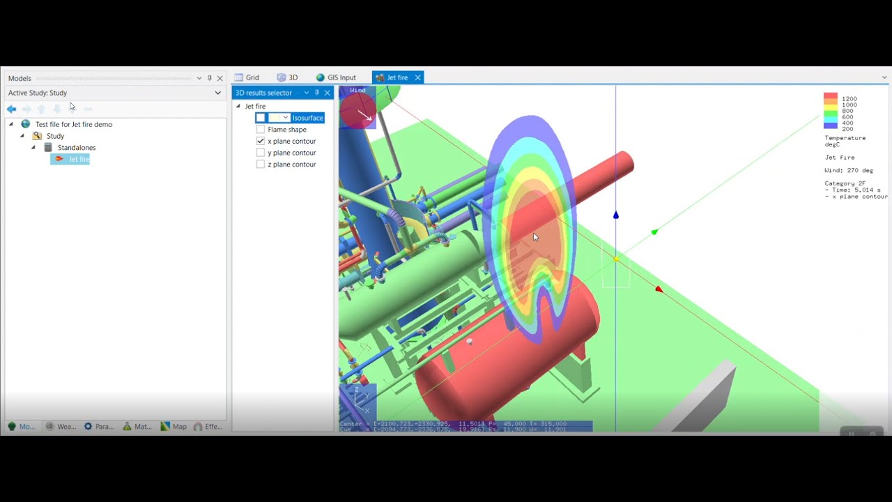How to setup and run CFD calculations for jet fires in Phast